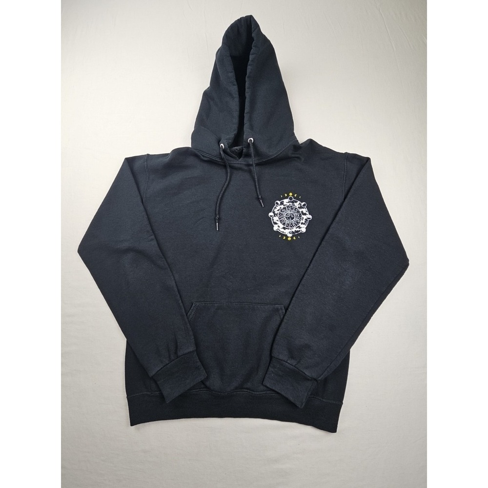 Bowery Supply Co  La‎ Lune Celestial  Tarot Hoodie Sz Small Black Long Sleeve